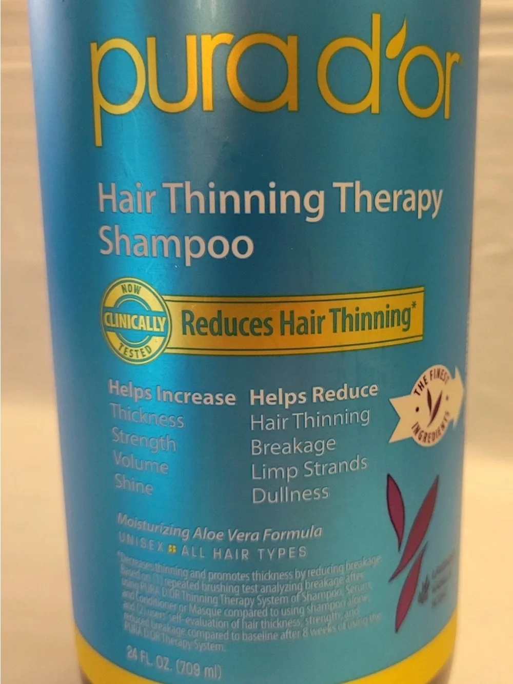 Pura D'Or Hair Thinning Therapy Shampoo & Conditioner Set 24oz